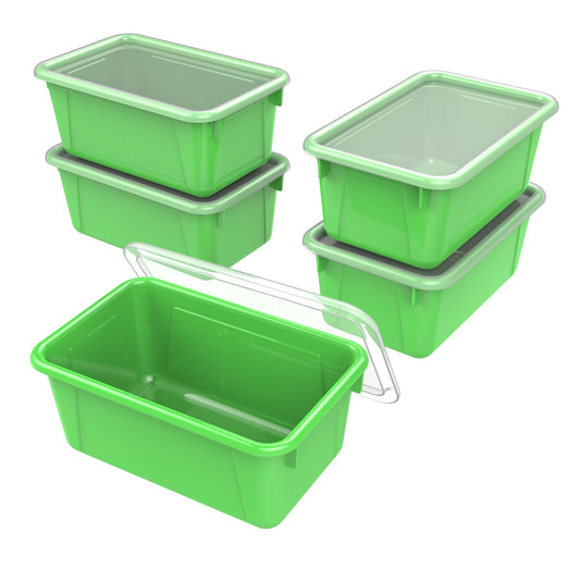 Storex Small Cubby Bin - Green