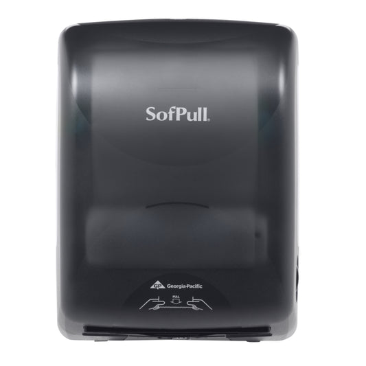Distributeur mécanique d'essuie-mains Sofpull - Fumée