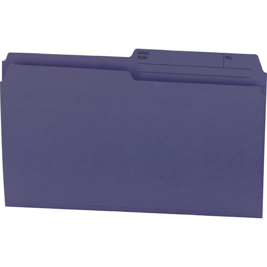Chemises réversibles Hilroy - Format légal - Bleu marine - Paquet de 100