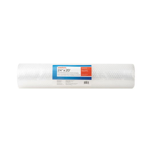 Rouleau de papier bulle extra-large Staples*, 61 cm x 6 m, épaisseur 0,95 cm