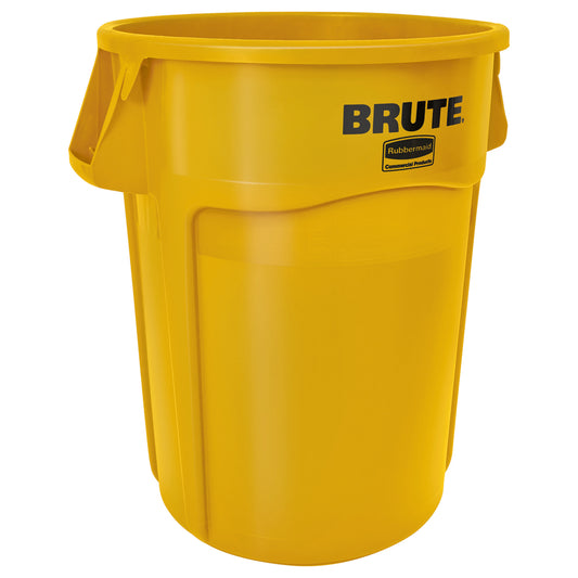 Rubbermaid Brute Waste Bin - 44 Gallons - Yellow