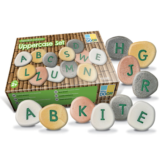 Yellow Door Uppercase Alphabet Pebbles
