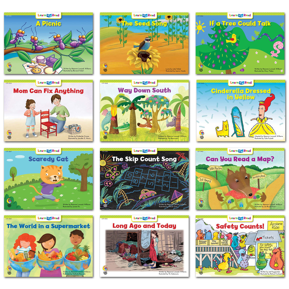 Creative Teaching Press - Pack varié Apprendre à lire 9, niveaux D–E