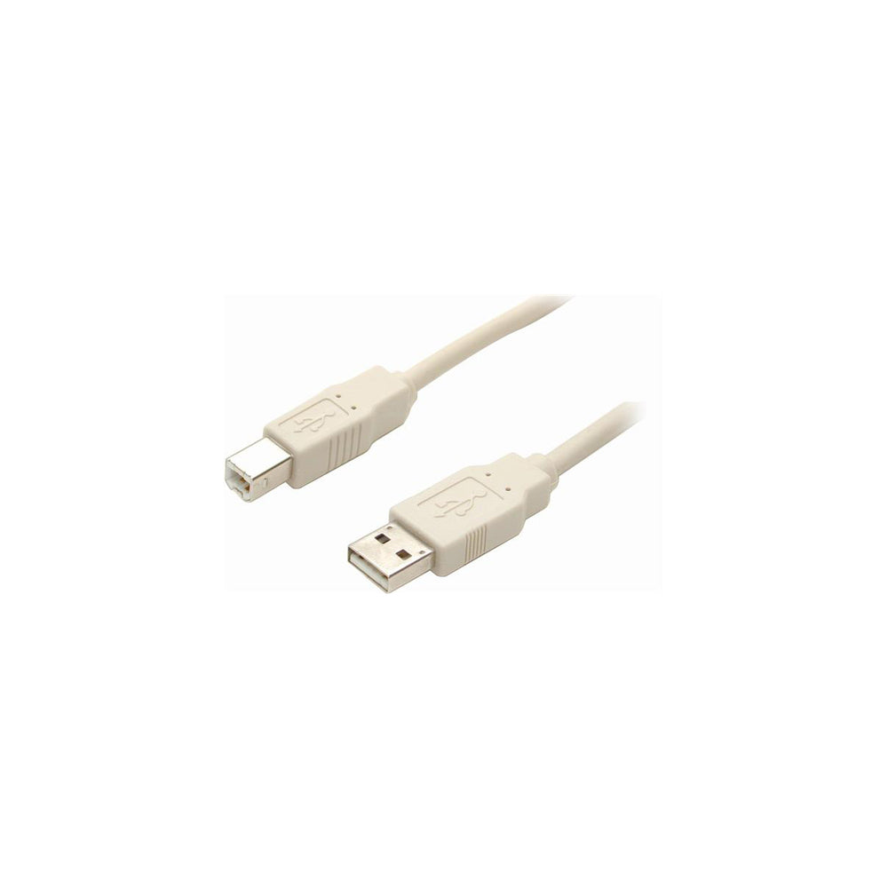 StarTech USB 2.0 A to B Cable, 10', Beige