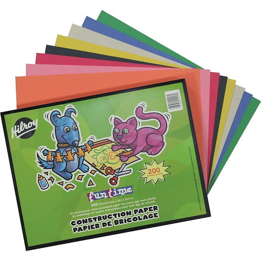 Bloc de construction Hilroy Funtime - 12" x 9" - 200 feuilles