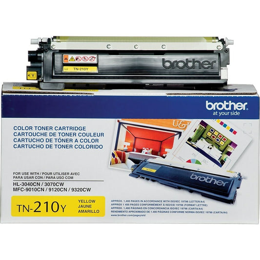 Cartouche de toner jaune Brother TN210 à rendement standard