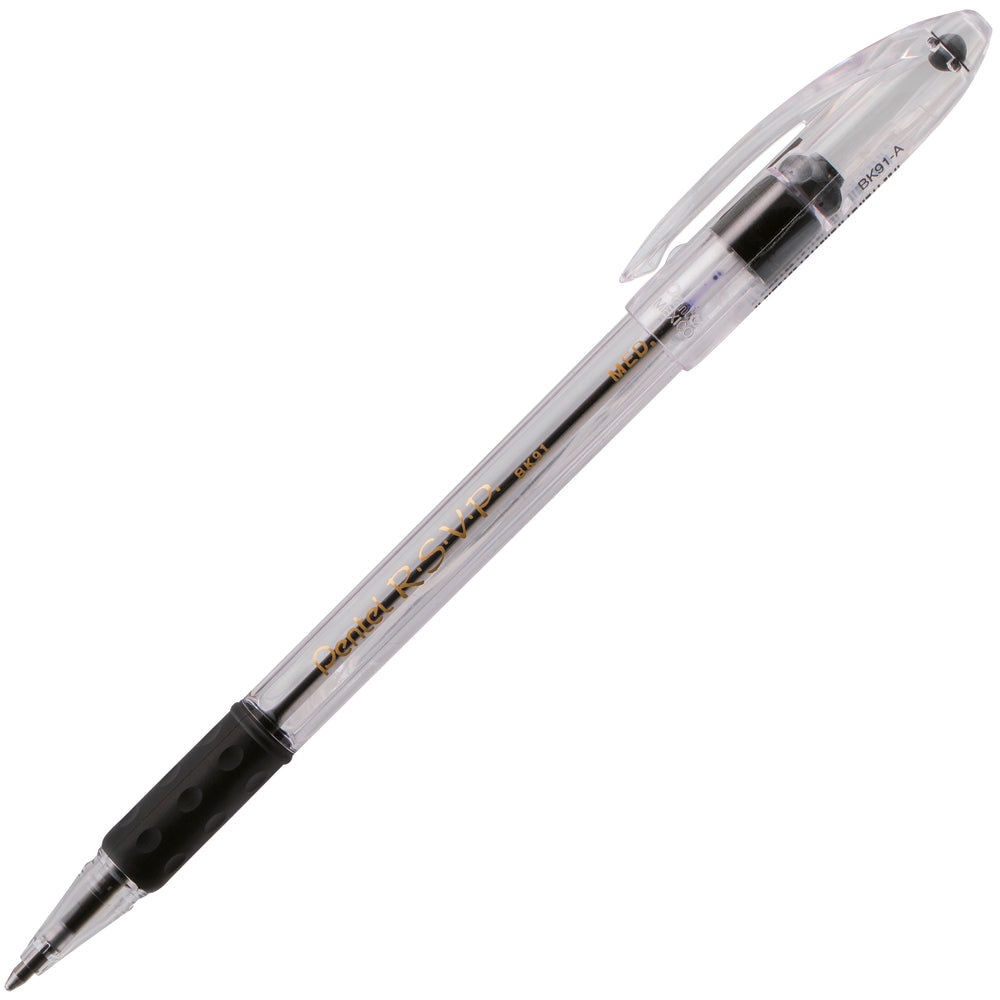 Stylo à bille Pentel RSVP - 1,0 mm - Noir