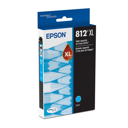 Epson T812 Ink Cartridge - High Capacity - Cyan