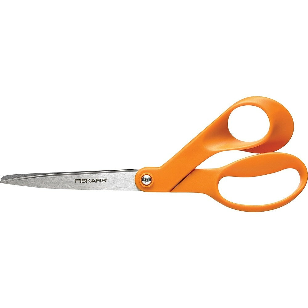 Ciseaux à manche orange Fiskars Original - 8"