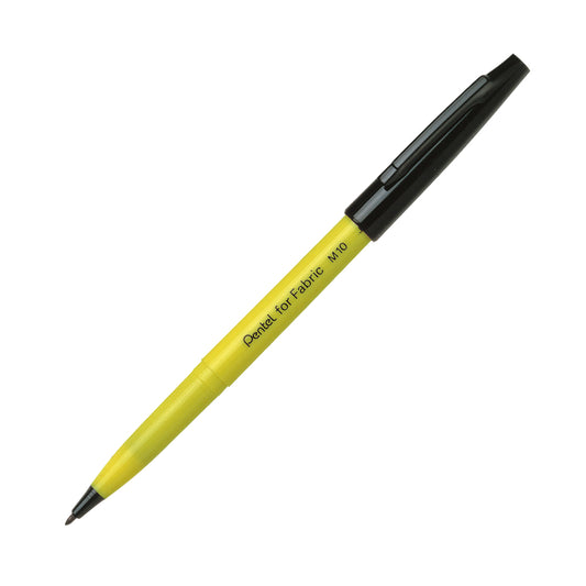 Marqueur textile Pentel M10 - Pointe fine - Noir