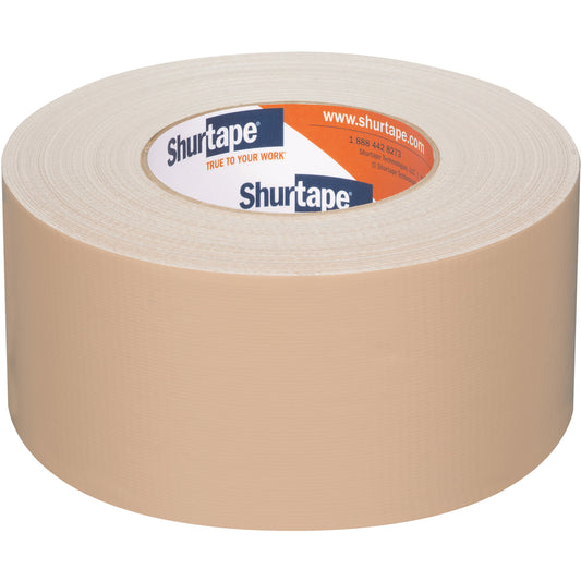 Shurtape PC 618 Performance Grade - Cloth Duct Tape - 72 mm W x 55 m L - Beige