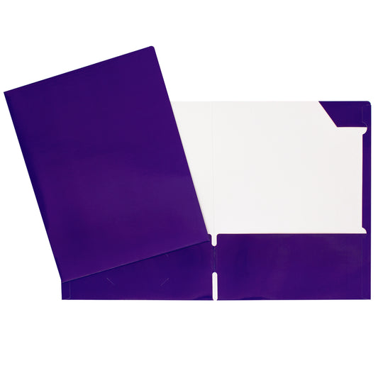 Portefeuilles en carton laminé Geocan - Pochettes - Violet.
