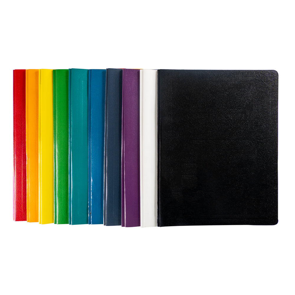 Couvertures de rapports Hilroy - 11 1/2" x 9 1/8" - Couleurs assorties - Paquet de 50