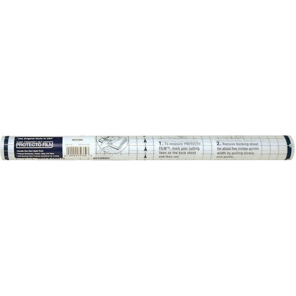 Pacon Protecto Film, Clear, Non-Glare Plastic, 45.72cm x 3.04m, 1 Roll