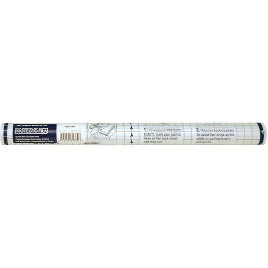 Pacon Protecto Film, Clear, Non-Glare Plastic, 45.72cm x 3.04m, 1 Roll