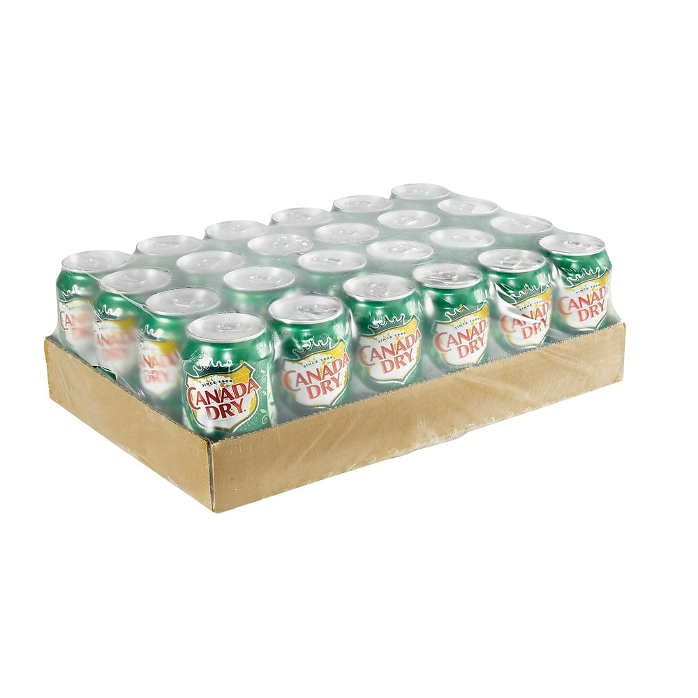 Canettes de soda au gingembre Canada Dry 355 ml - Paquet de 24