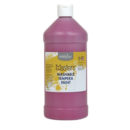 Little Masters Washable Tempera Paint - 946 ML - Magenta