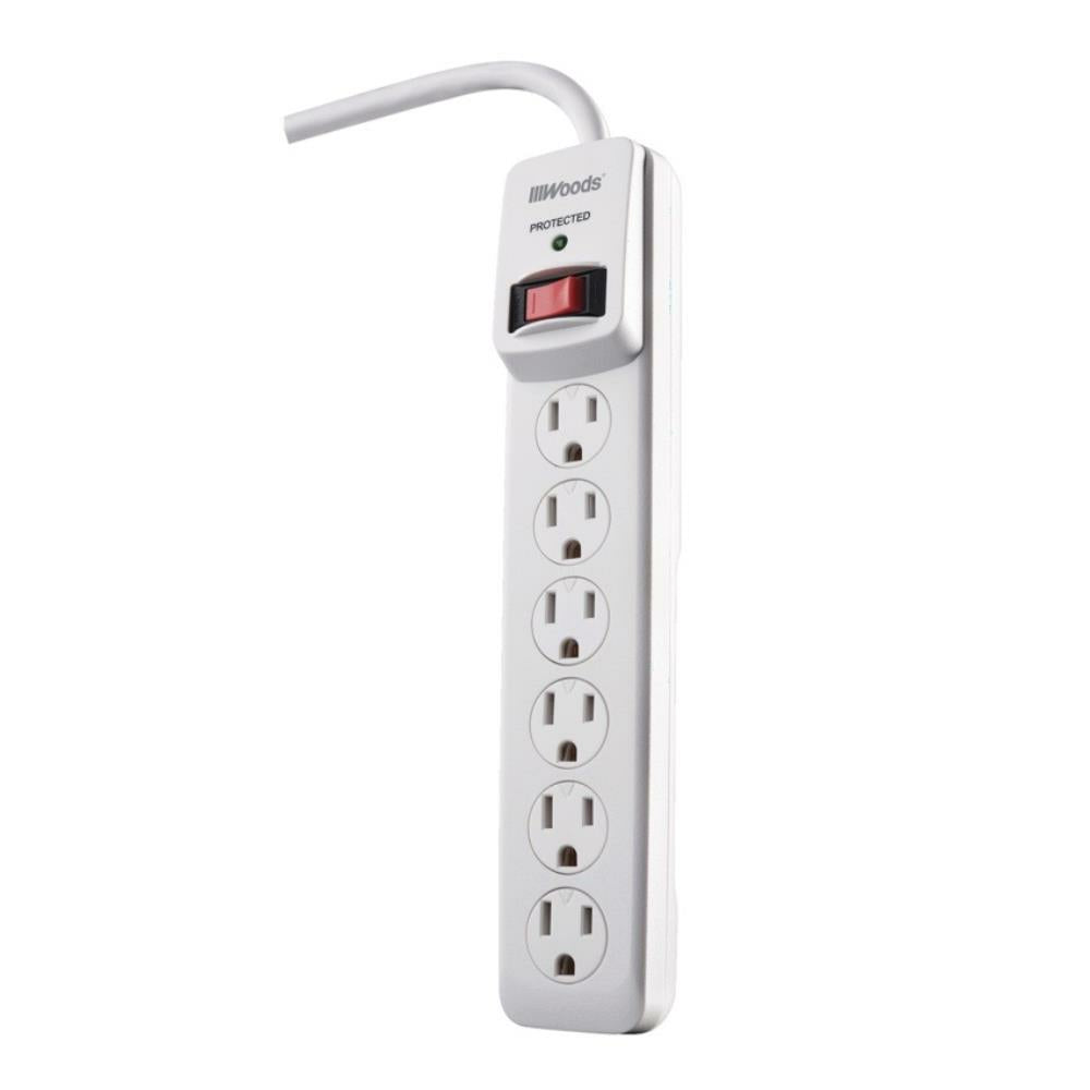 Surge Protector, 510 joules, 6 Outlet