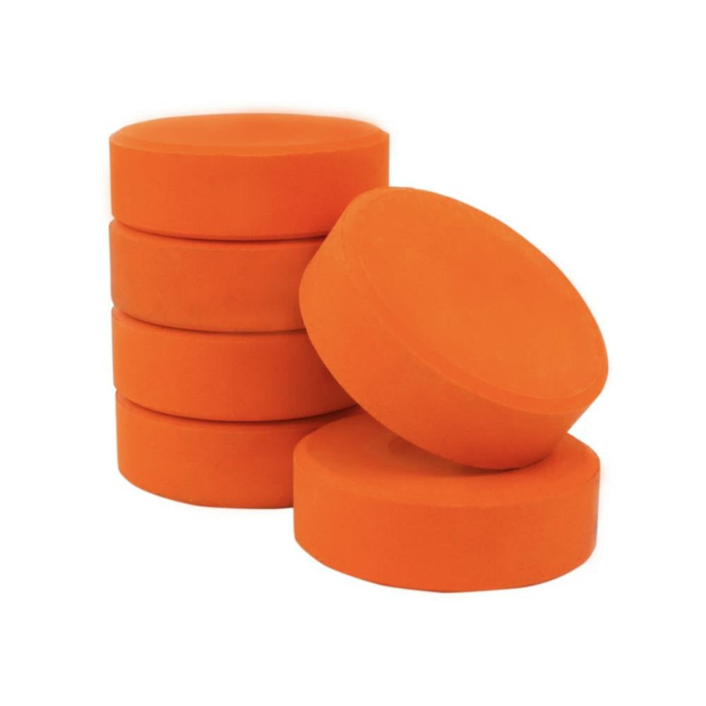 Tempera Paint Block Orange, 6/pkg
