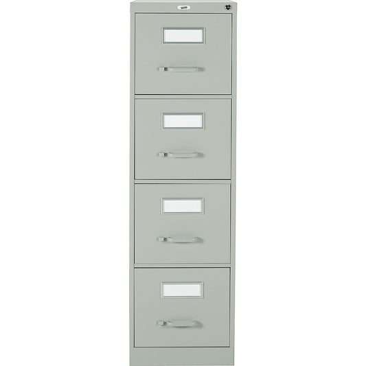 Staples Vertical Letter File Cabinet, 4 Drawer, Grey