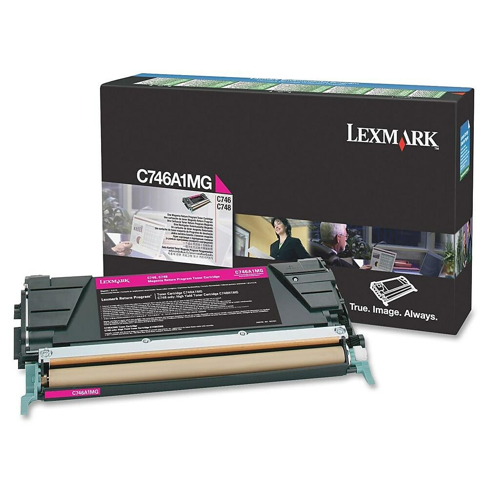 Lexmark C746A1MG C746 - C748 Magenta Return Program Toner Cartridge