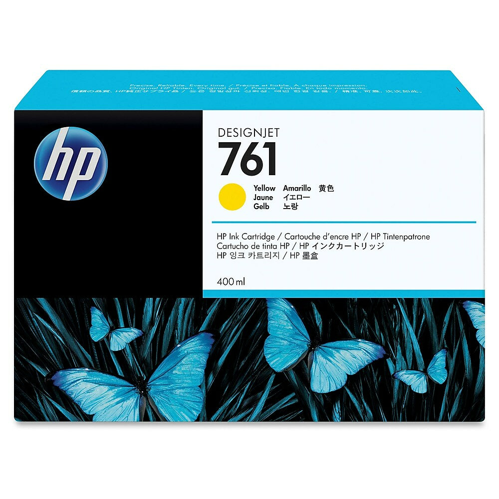 Cartouche d'encre HP 761 - Jet d'encre OEM - Jaune - (CM992A)