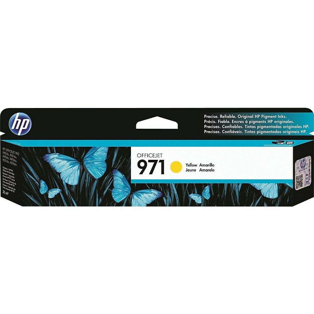 Cartouche d'encre jaune d'origine HP 971 (CN624AM)