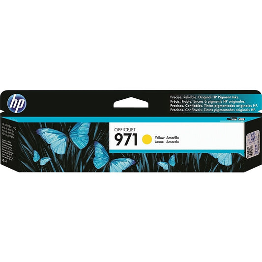 HP 971 Yellow Original Ink Cartridge (CN624AM)
