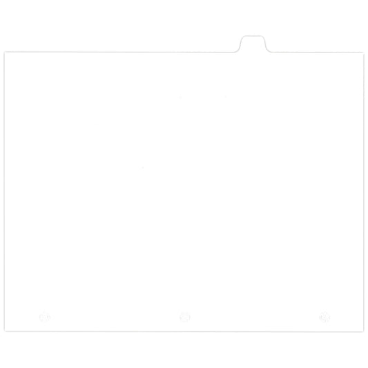 Onglets d'indexation Southwest - Non imprimés - Position 11 - Blancs - 15e coupe - 110 lb - Non perforés - Paquet de 25