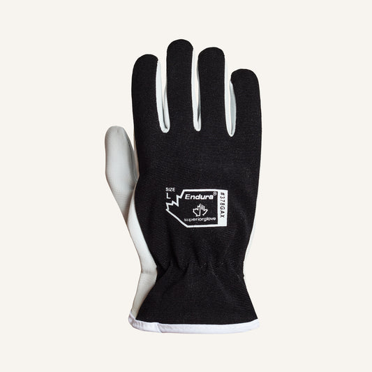 Endura Leather Driver's Gloves - White - Large - 378GAL