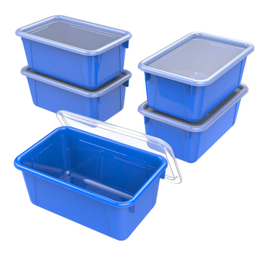 Storex Small Cubby Bin - Blue