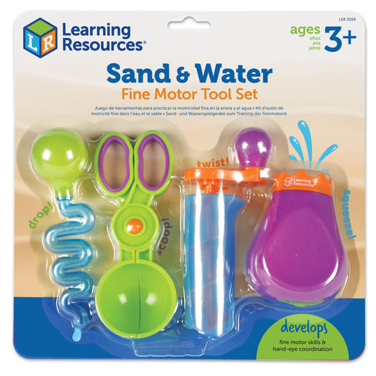 Ensemble d'outils de motricité fine Sable et eau de Learning Resources