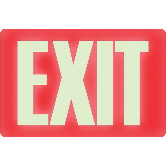 Panneau de sortie phosphorescent, 20,3 x 30,5 cm