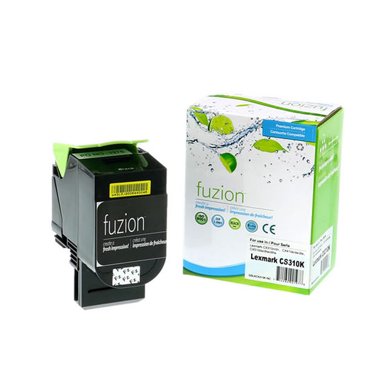 Cartouche de toner compatible Fuzion Lexmark 70C1HK0 – Rendement standard – Noir