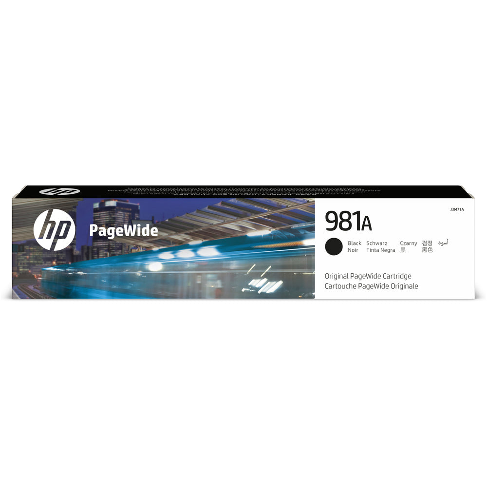 Cartouche d'encre noire d'origine HP 981A PageWide (J3M71A)