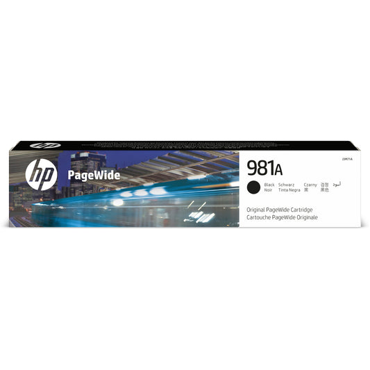 Cartouche d'encre noire d'origine HP 981A PageWide (J3M71A)