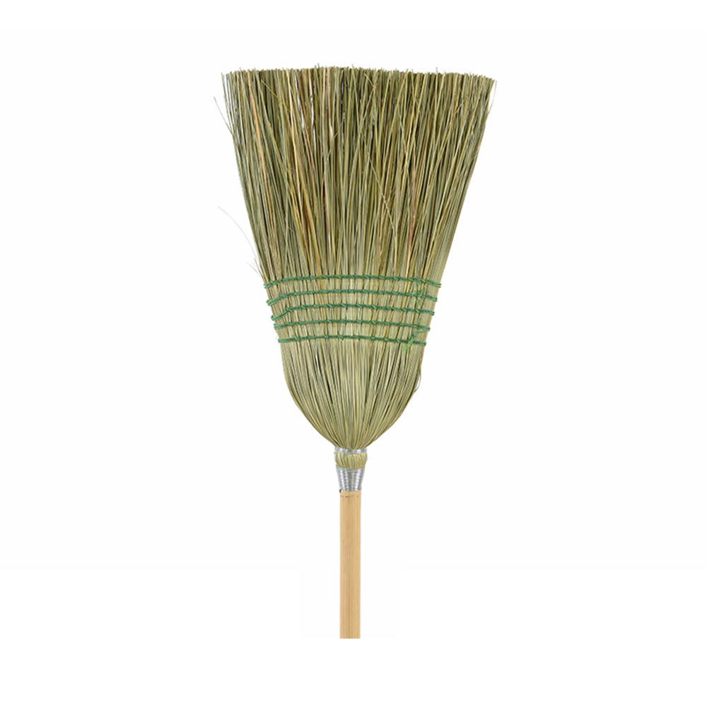 Globe Housekeeper Heavy-Duty Corn Broom - 5 String