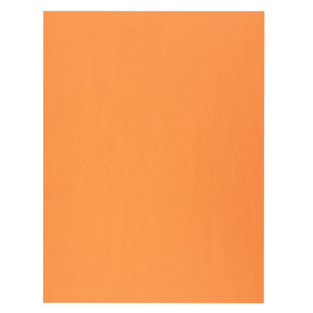Papier de construction North American Paper Inc. – 45,7 x 61 cm – Orange – 48 feuilles