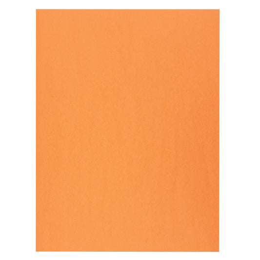 Papier de construction North American Paper Inc. – 45,7 x 61 cm – Orange – 48 feuilles
