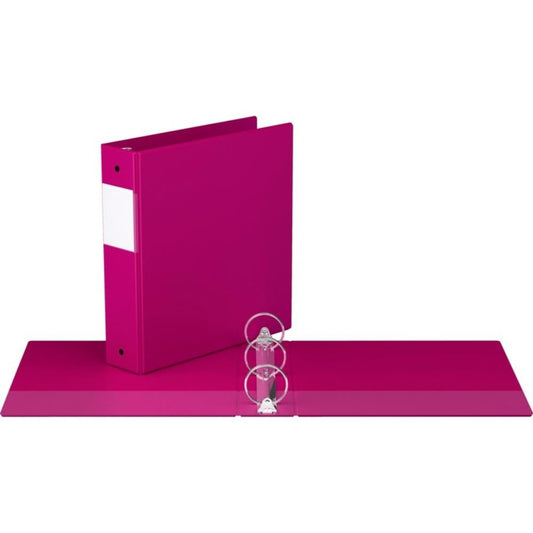 Classeur à anneaux ronds Davis Group, 2 po, rose