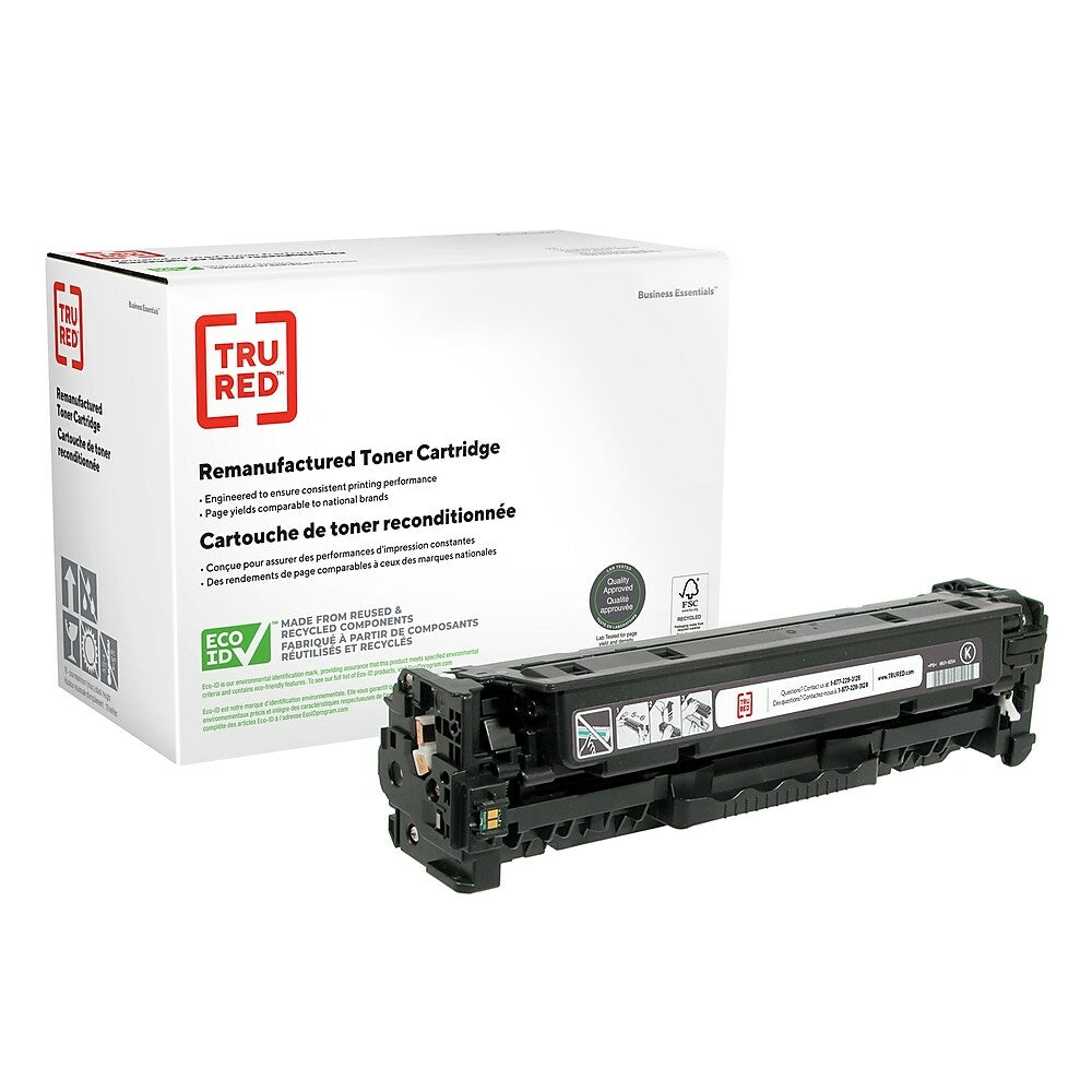 TRU RED CC530A HP 304A Remanufactured Toner Cartridge - Standard Yield - Black