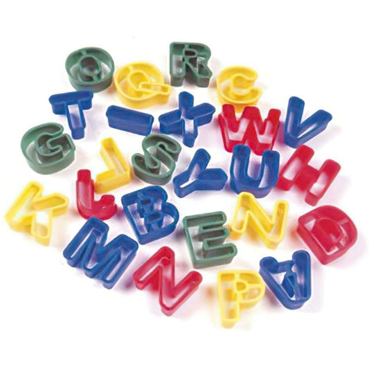 Creativity Street Dough and Clay Cutter Set, Capital Letters, 1-9/16", 26/Set