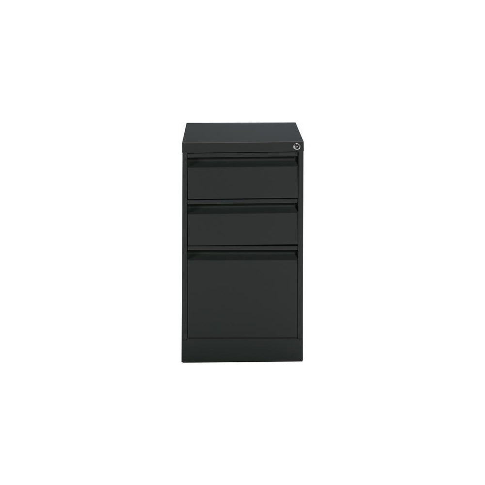 Caisson mobile Global 23 po, 2 boîtes et 1 tiroir classeur - Noir