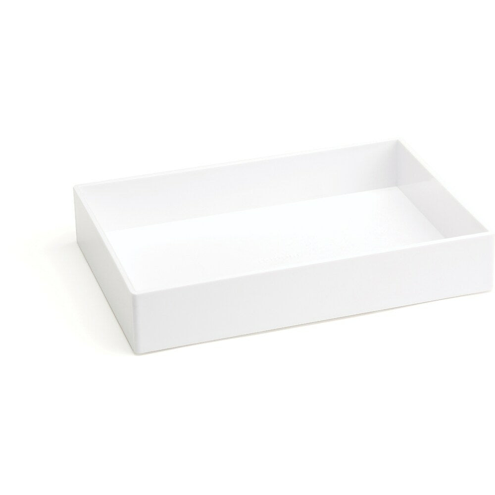 Poppin Medium Accessory Tray - White