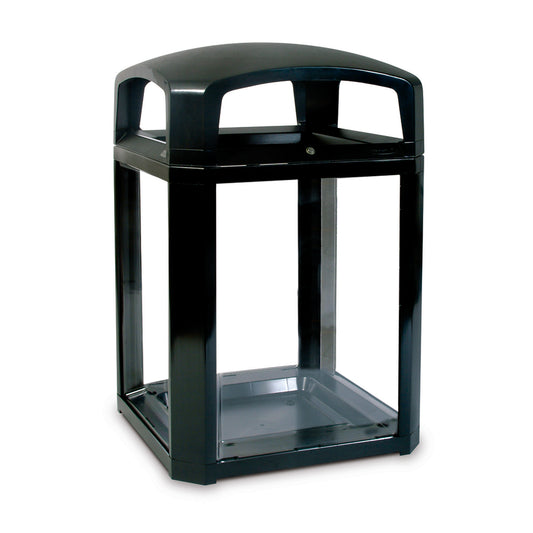 Landmark Series Classic Containers with Domed Top - Black