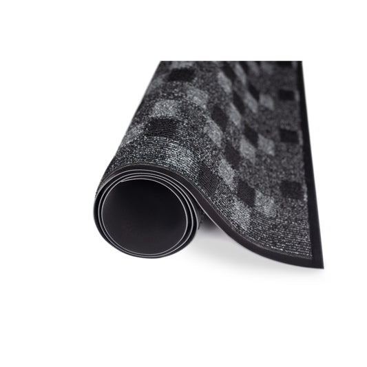 Tapis d'entrée essuyable Mat Tech Terra-Nova - 4' x 6' - Anthracite