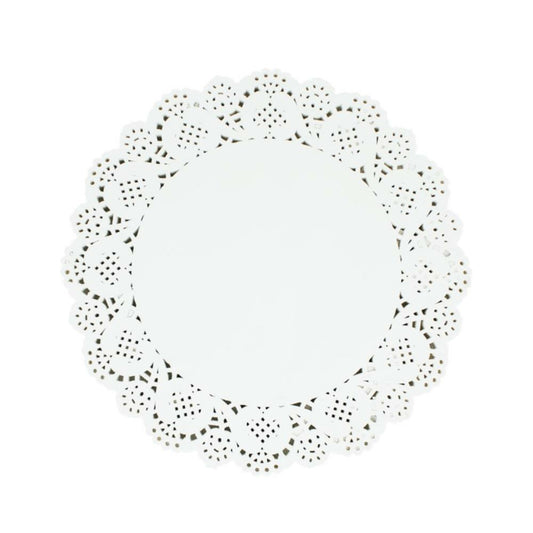 Round White Doilies, 10.5", 100/pkg