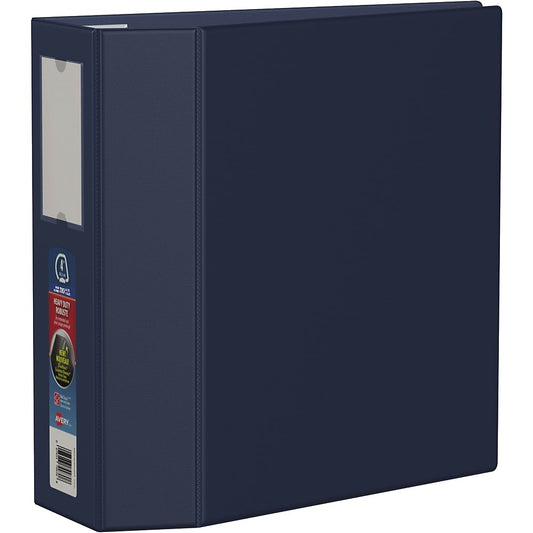 Classeur robuste Avery, anneaux en D verrouillables One Touch, 10 cm, bleu marine (79970)