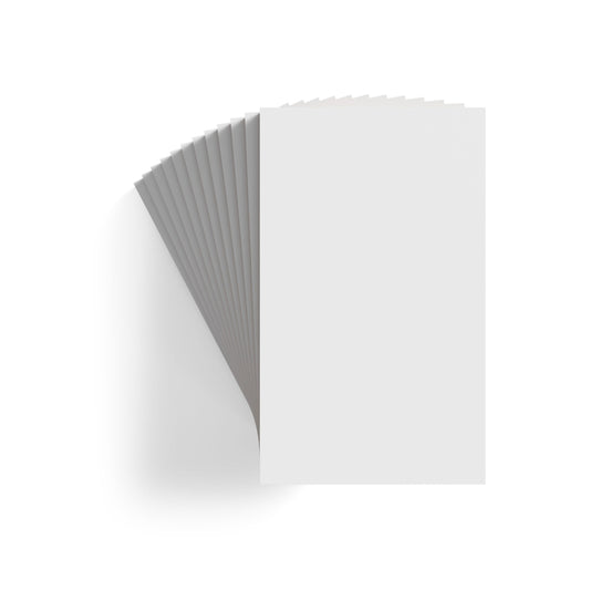 Staples Unruled Notepad - 3" x 5" - White - 100 Sheets/Pad - 6 Pack