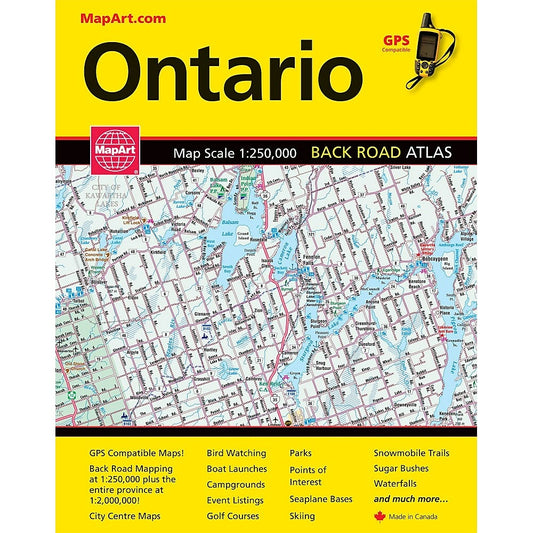 MapArt Atlas routier de l'Ontario (10226)
